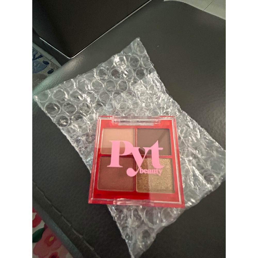 PYT Beauty Upcycle Eyeshadow Warm Lit Nude‎ Mini Palette 4 Shades 1F01 New